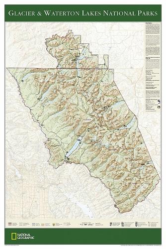 Nat geo maps glacier and - nat,
