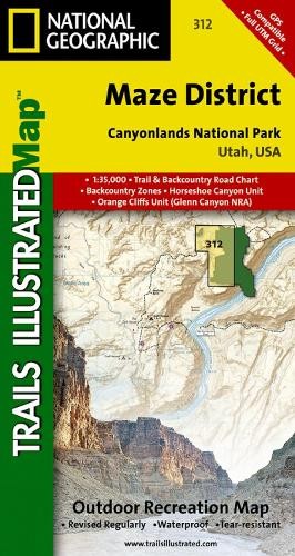 Nat geo maps canyonlands - nat,