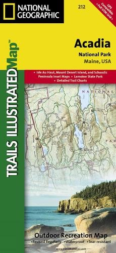 Nat geo maps acadia national - acadia,