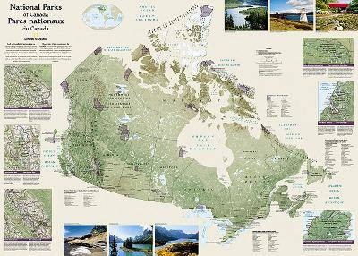 Canada national parks map - canada,