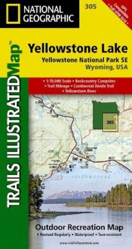 Nat geo maps yellowstone - nat,