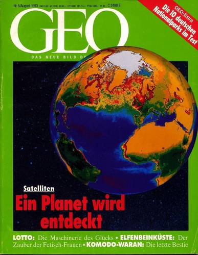 Geo 1993 - *geo, 8/93